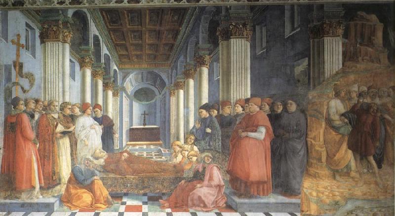 Fra Filippo Lippi The Celebration of the Relics of St Stephen and Part of the Martyrdom of St Stefano Norge oil painting art